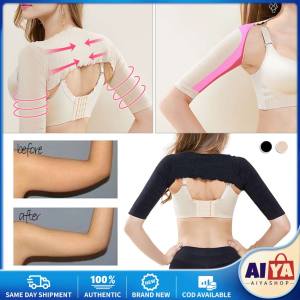 Upper Arm Shaper Women Shoulder Slimmer Compression Shapewear Sleeves Body Shaper Humpback Posture Corrector Back Support Tops