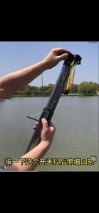 ready stock -Limited-time discount Portable Long Handle Water Hobby Tool Durable Elastic Band Fishing Gear