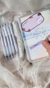 Gelpen 0.5mm Pulpen Hitam Ink untuk Pelajar Ins Style - Suning Mall Pena Gel/Gel Pen Hitam Pen Murah Alat Tulis Aesthetic