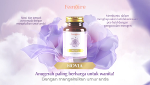 [𝐁𝐄𝐒𝐓 𝐒𝐄𝐋𝐋𝐄𝐑] Femoire Novia 宝藏女丸 60 Vegetable Capsules