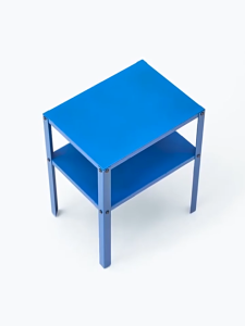 MC-home Bedside Storage Rack Small Table Simple Home Coffee Table Sofa Metal Steel Floor Bedside Cabinet