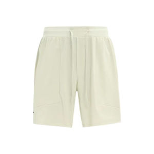 OUMULONG | Ice-silk Breathable Quick-drying Mens Shorts Light Grey Straight-leg