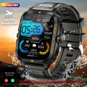 Smart Watch Mens Three-Proof Outdoor 3atm Deep Waterproof 1.93inch 430mah Large Battery Hd Bluetooth Call Smartwatchs