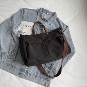 Spacious Nylon Tote Bag for Women Stylish Shoulder Crossbody Bag Perfect for Casual Outings Travel Business Fitness Shopping