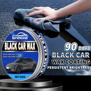 High-Quality 200g Black Car Special Wax | Brightening Agent Paint Crystal Plating Waterproof Protection Removes Minor Scratch