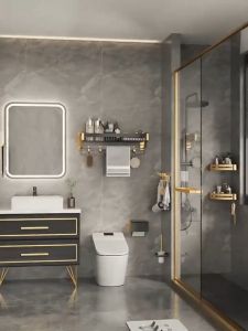 KORMES Golden Luxury Bathroom Shelf Organizer Set: A Comprehensive Guide