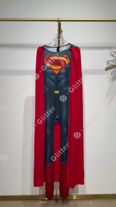 🇵🇭 halloween costume for kids boy Superman Clark Kent Cosplay Superhero Bodysuit Jumpsuit Outfit