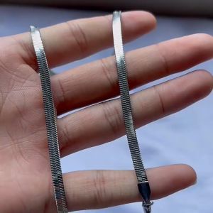 [HCM]Dây Chuyền Nam Trơn 4mm Vòng Cổ Nam Dẹp Cực Đẹp