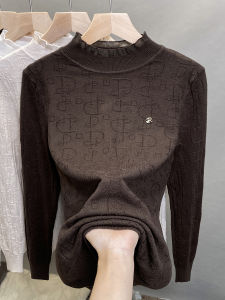 JIANDIYA | High Collar Lace Knitwear New Autumn Winter