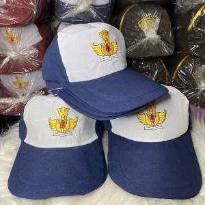 TOPI SEKOLAH SMP PUTIH NAVY