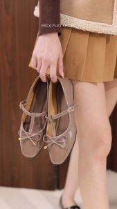 WINOD Esca Sepatu Ballet Flatshoes Mary Jane Shoes Casual Brown Essentials Daily