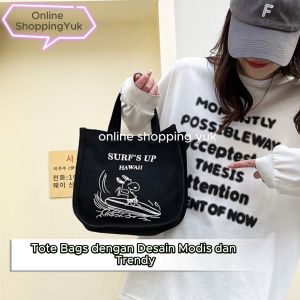 Online Shopping Yuk! Tote Bags Kapasitas Besar & Tahan Lama