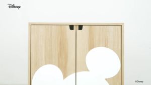 Koncept Furniture กล่องอเนกประสงค์ DISNEY รุ่น MICKEYCUBE-H สีน้ำตาลอ่อน