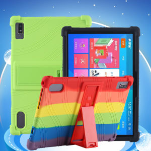 เคสซิลิโคนป้องกันการตกหล่นแบบเต็มจอสำหรับแท็บเล็ต Xiaomi TuLe V30 ขนาด 12 นิ้วพร้อมขาตั้ง ดีไซน์น่ารัก