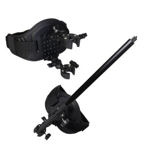 20230819 FOR  insta360 X5 one X3 X4 X2 RS INCH GO3 GO3S  Adjustable back front waistband belt with invisible 1.2m 2m selfie stick For insta360 evo/one X Ricoh Accessories