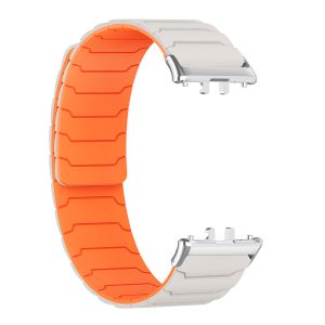 Magnetic Silicone Strap For Samsung Galaxy Fit 3 Adjustable Watch Band For Samsung Galaxy Fit 3 Smart Bracelet Wristband Correa