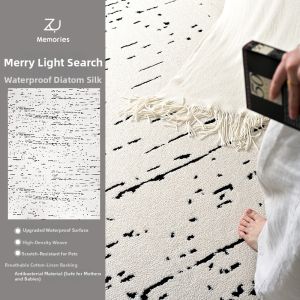 ZHUOYI | New Imported Wool Luxury Area Living Room Bedroom Carpet