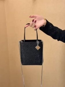 Stylish Mini Tote Bag Classic pattern full drill design Small square bag Adjustable chain crossbody strap top handle tote bag