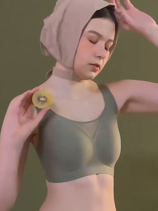 Love Angel Love Angel เสื้อชั้นในไร้ตะเข็บ ผ้าโปร่ง ป้องกันหน้าอกหย่อนคล้อย หลังมองไม่เห็น เสื้อชั้นในดันทรง