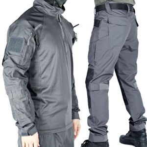 Tactical Uniform Milit Outdoor Camo Suits Hunting Shirts Cargo Pants Wear-resisting Trainning Sets Airsoft Paintball Clothes