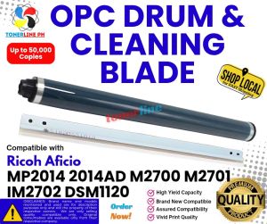 Ricoh MP2014 MP2000 MP2014AD series Blade+OPC Drum+ PCR compatible M2700 M2701 IM2702 DSM1120