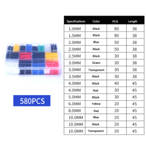 Heat Shrink Tube Kit Retractable Heat-Resistant Insulation Sleeved Waterproof Charger Cable Protector Connect Sleeved Cable