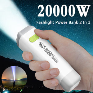 Mini flashlight rechargeable Torch light waterproof multifunctional flashlight tent lamp 2 In 1 Portable pocket flashlight camping light for tent light flash light super bright Highlight Charging Flashlight Power -Bank flashlights long range searchlight