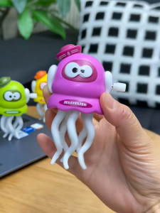 Mainan Gurita Menari / Gurita Jarum Jam / Mainan Edukatif Untuk Anak-anak