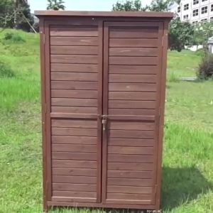 Outdoor Cabinet Storage Outdoor Storage Cabinet Stand Balcony Storage Cabinet Outdoor Tool Cabinet Waterproof and Sun Protection 储物柜 收纳柜 Storage Boxes