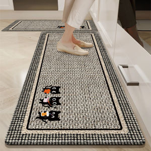 ZHIJIANYOUJIA | Anti-Slip Oil-Resistant Washable Absorbent Water-Repellent Kitchen Mat