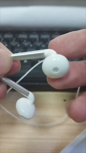 V-POWER VP-H057 High-Quality Half In-Ear Earphones with Intelligent Tuning Noise Reduction