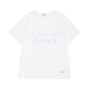 MUCMUKN | Cool and Lyrca Cotton Tshirt with Y2K Pattern and Diamonds Design