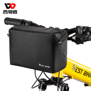 West Rider Bicycle Bicycle Bags Front Handlebar Pannier Bag Bicycle Electric Car Driving Cycling Buggy Bag Storage Bag