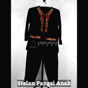 Stelan Pangsi Batik Anak / Pangsi Batik Anak / Pangsi Batik / Baju Pangsi Anak / Pangsi Anak / Pangsi Seragam Sekolah Anak