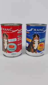 อาหารเปียกสุนัข อาหารสุนัขส่งฟรี ยกลัง 24 กระป๋อง 400กรัม อาหารสุนัขไม่เติมเกลือ คุ้มค่า By FRANC (เก็บโค้ดหน้าร้าน)