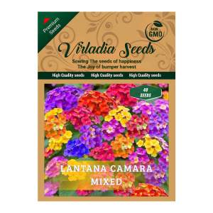 [Virladia Seeds] 40 Biji Benih Bunga Lantana Mix Color