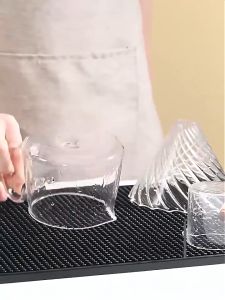 แผ่นยางกันลื่น Bar Mat รองกาแฟ รองชงกาแฟ ที่รองแก้วน้ำ แผ่นยางรองบาร์ แผ่นรองบาร์