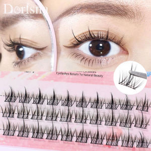 Dorisna New Manga Lashes Little Devil False Eyelashes Bundles Single Cluster Segmented Natural Simulation Cos Eyelashes Eye Extension