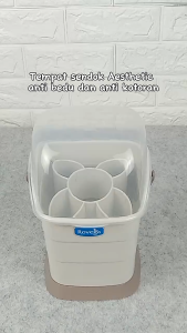 ROVEGA Sponny Cultery Holder Tempat Sendok Set Tempat Garpu Tempat Sumpit Serbaguna