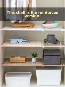 CHIJIAJIE | Extendable Adjustable Storage Shelf