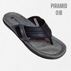 Sandal Kulit Pakalolo Piramid-01 Hitam Sendal Pria Terbaru