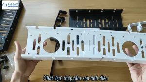 [ Mặt bàn dày đến 5cm ] 2 khay mở rộng giá đỡ ổ cắm điện LAMS- Kệ Đỡ Dây Cáp Sạc Dây Điện Ổ Cắm Điện Gọn Gàng Ngăn Nắp