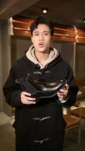 [SẴN HÀNG] Giày da bò nguyên tấm nhập khẩu Chelsea Boots LeMans CB04 mũi nhọn tăng cao 5cm bảo hành 24 tháng