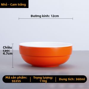 Bát Cơm Melamine Đựng chồng cho Nhà Hàng và Quán Ăn