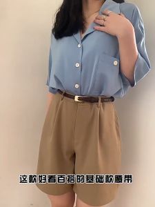 รวดเร็ว เข็มขัดหนังผู้หญิงย้อนยุคสไตล์เกาหลี เข็มขัดประดับ 9 ชุดกระโปรง กางเกงยีนส์ ราคาที่คุณค่า