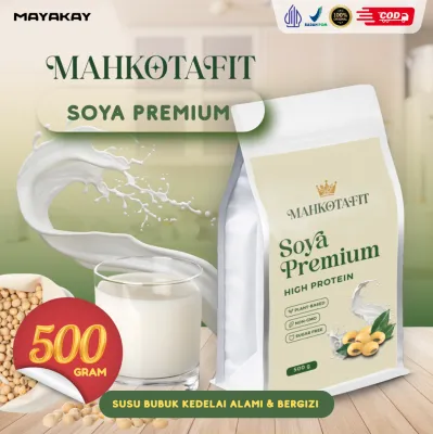 susu kedelai bubuk mahkota fit 500 gram Susu Kedelai murni