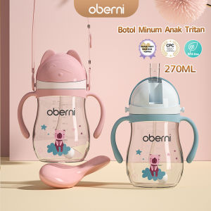 Oberni Baby Feeding Cup Botol Anak Anti Tumpah 270ml Botol Minum Anak Tritan Sippy Cup BPA Free 1 tahun +