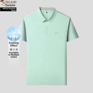 TUCANO | Cool Antibacterial Ice Silk Sun Protection Mens Polo Shirt