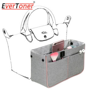 ผ้า EverToner Oxford กระเป๋าถือ Longchamp รองรับ Dalaman Tas สำหรับกระเป๋าถือ ใส่ผู้จัดเก็บข้อมูลแต่งหน้า