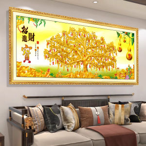 Self-Adhesive Decorative Painting Stickers Home And All Is Well Living Room Landscape Wall Paper Bedroom Background Wall Year Stick Painting Wall Art